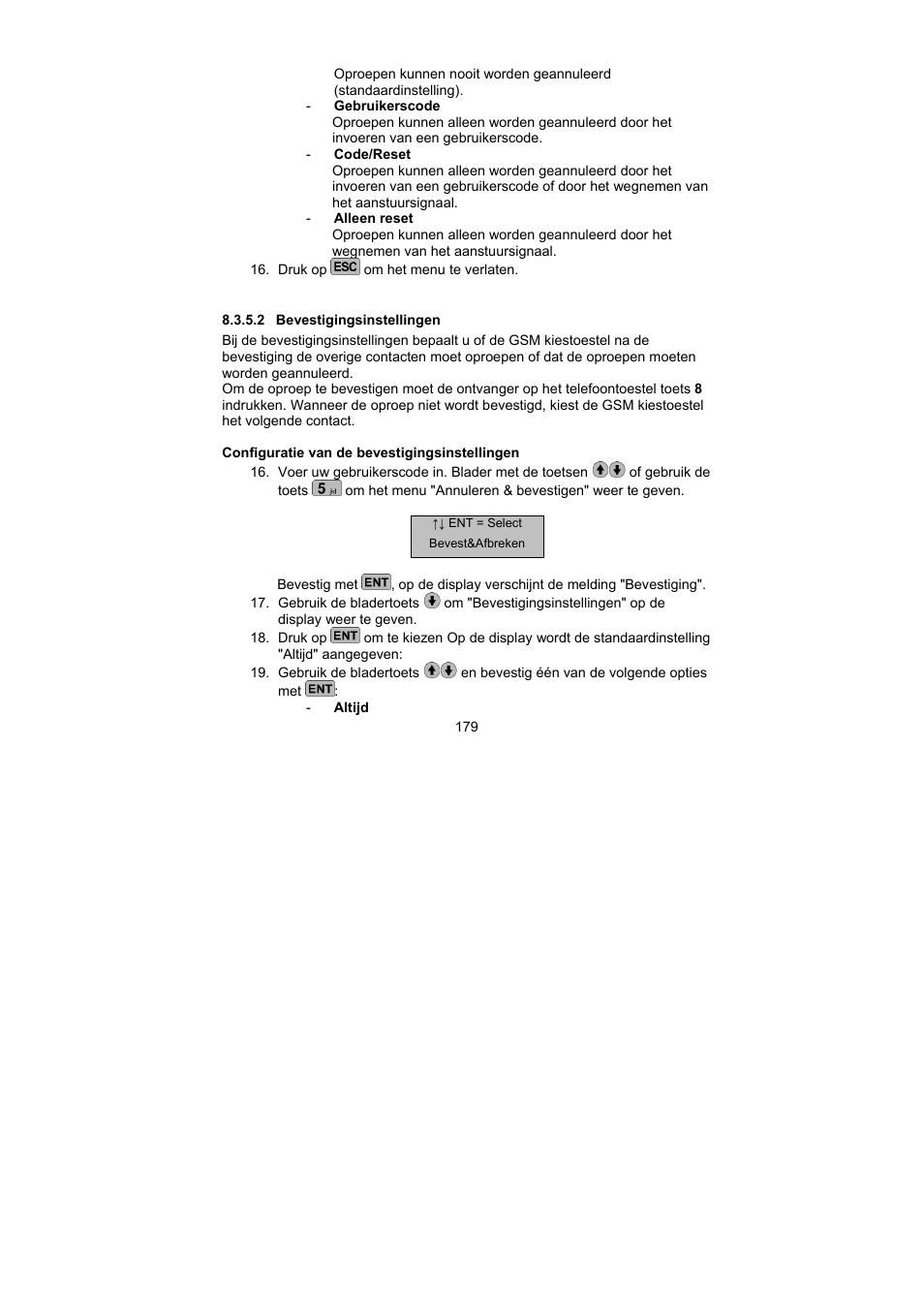 ABUS AZ6302 Terxon GSM dialer User Manual | Page 179 / 245