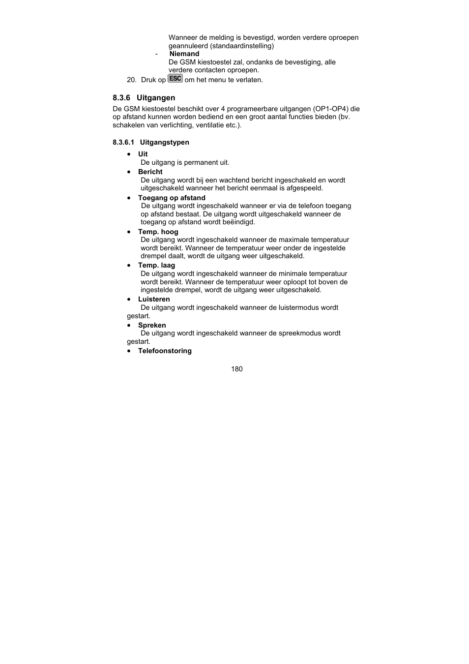 ABUS AZ6302 Terxon GSM dialer User Manual | Page 180 / 245