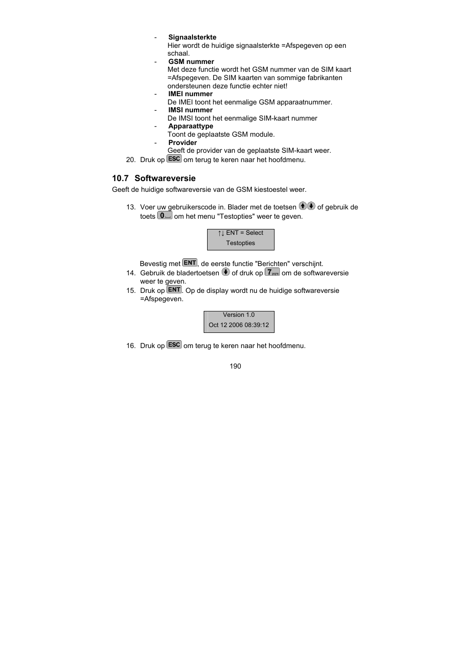 ABUS AZ6302 Terxon GSM dialer User Manual | Page 190 / 245