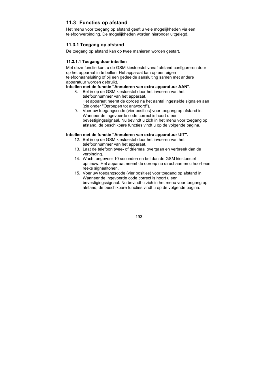 ABUS AZ6302 Terxon GSM dialer User Manual | Page 193 / 245