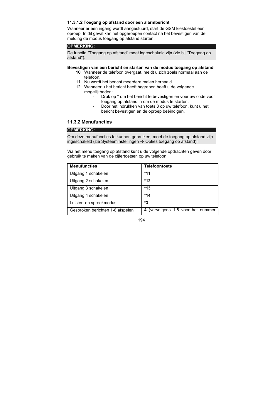ABUS AZ6302 Terxon GSM dialer User Manual | Page 194 / 245