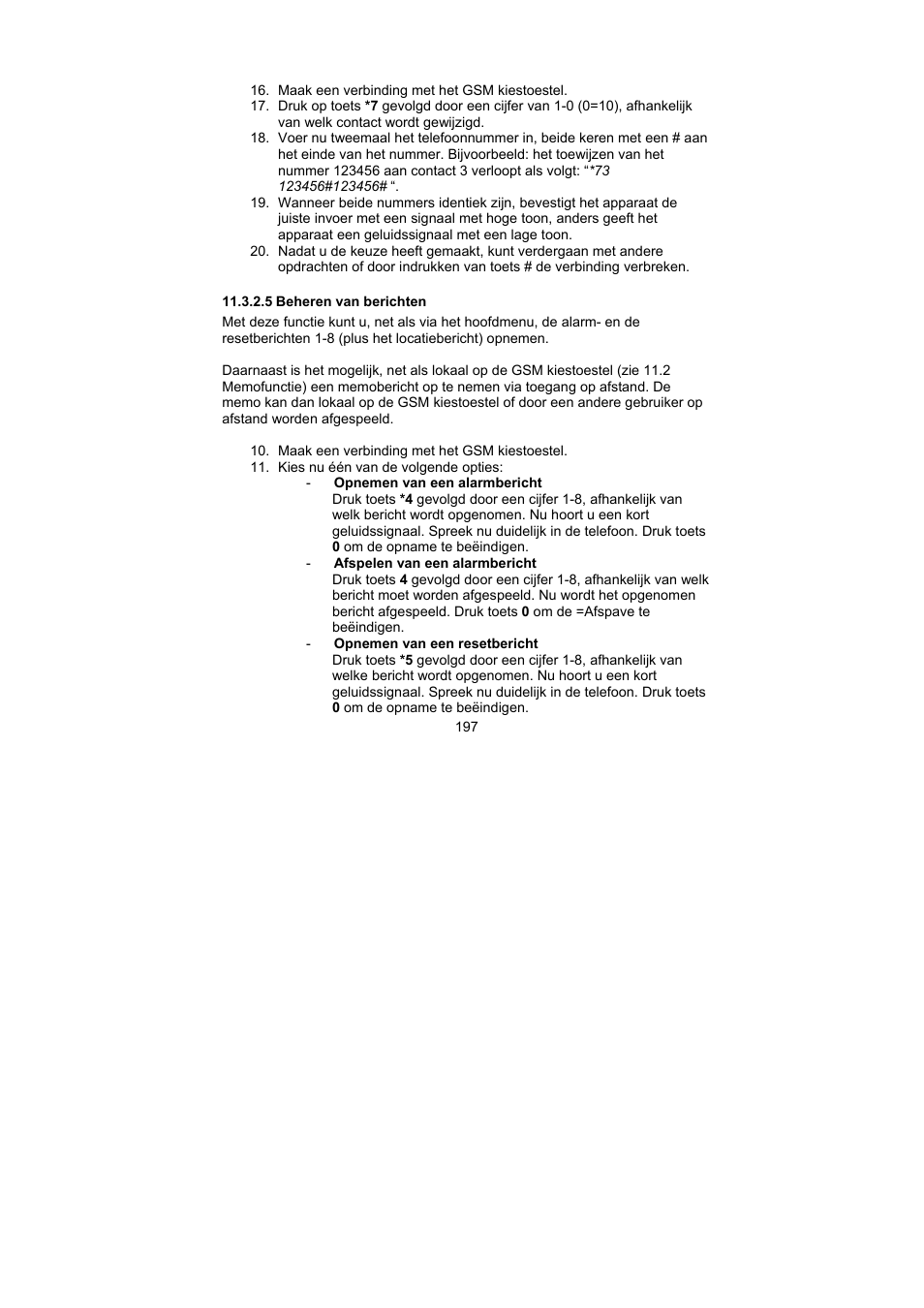 ABUS AZ6302 Terxon GSM dialer User Manual | Page 197 / 245