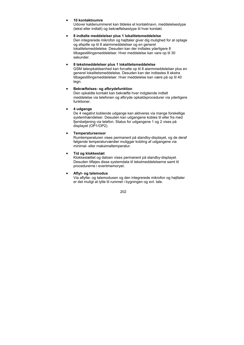 ABUS AZ6302 Terxon GSM dialer User Manual | Page 202 / 245