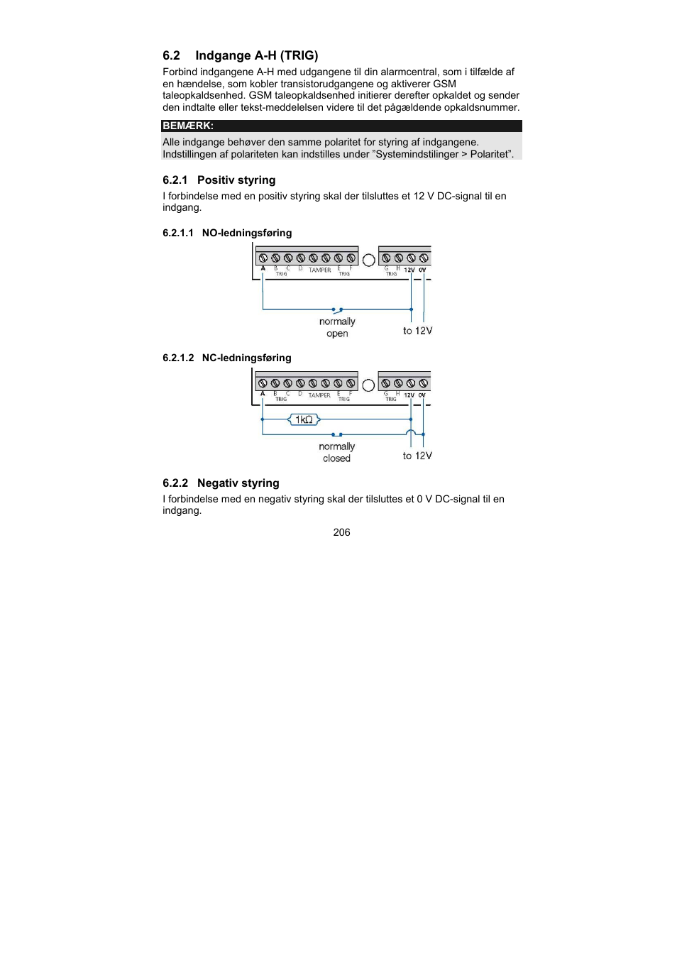ABUS AZ6302 Terxon GSM dialer User Manual | Page 206 / 245