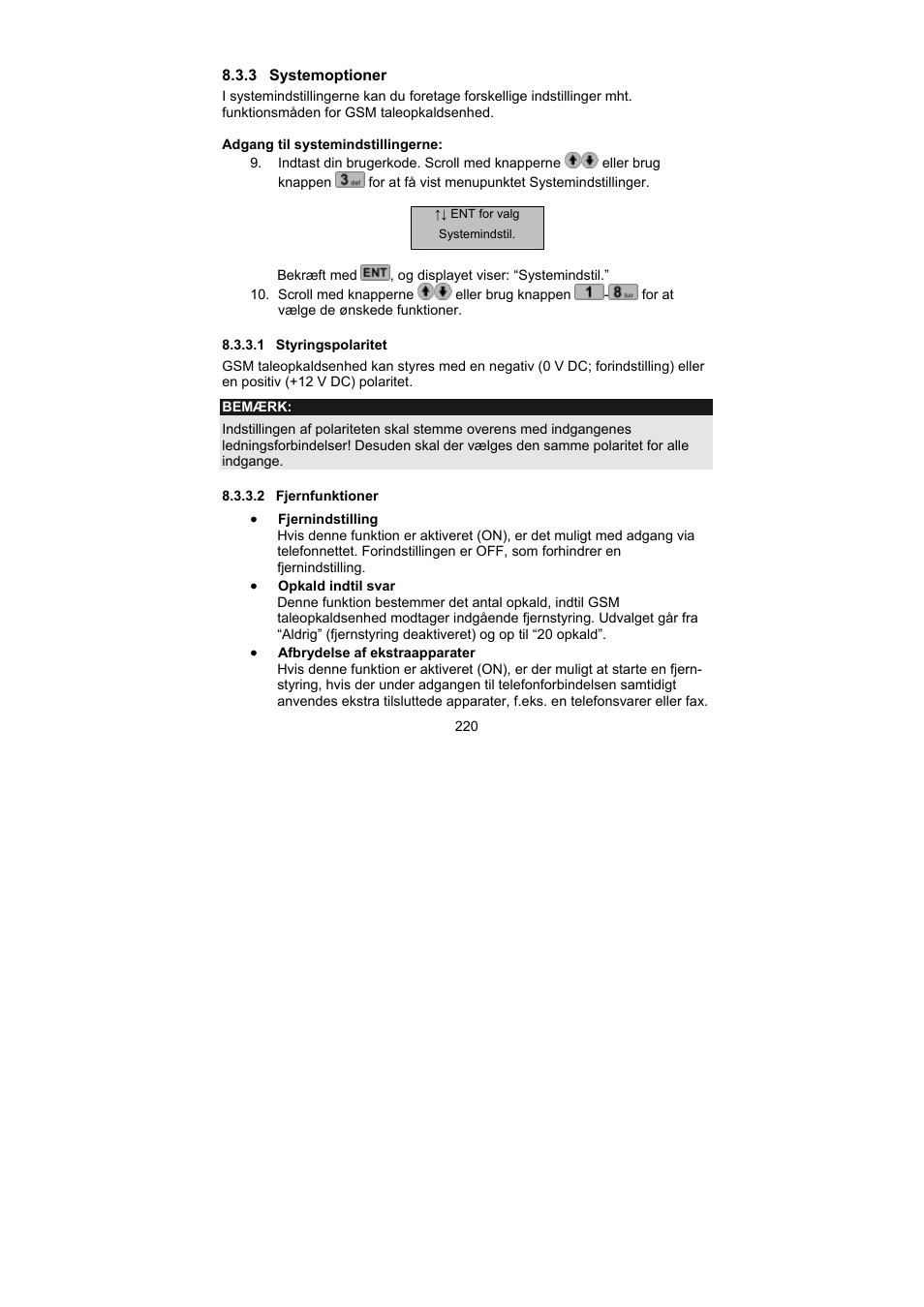 ABUS AZ6302 Terxon GSM dialer User Manual | Page 220 / 245