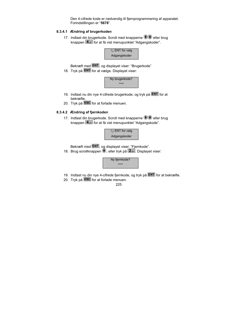 ABUS AZ6302 Terxon GSM dialer User Manual | Page 225 / 245