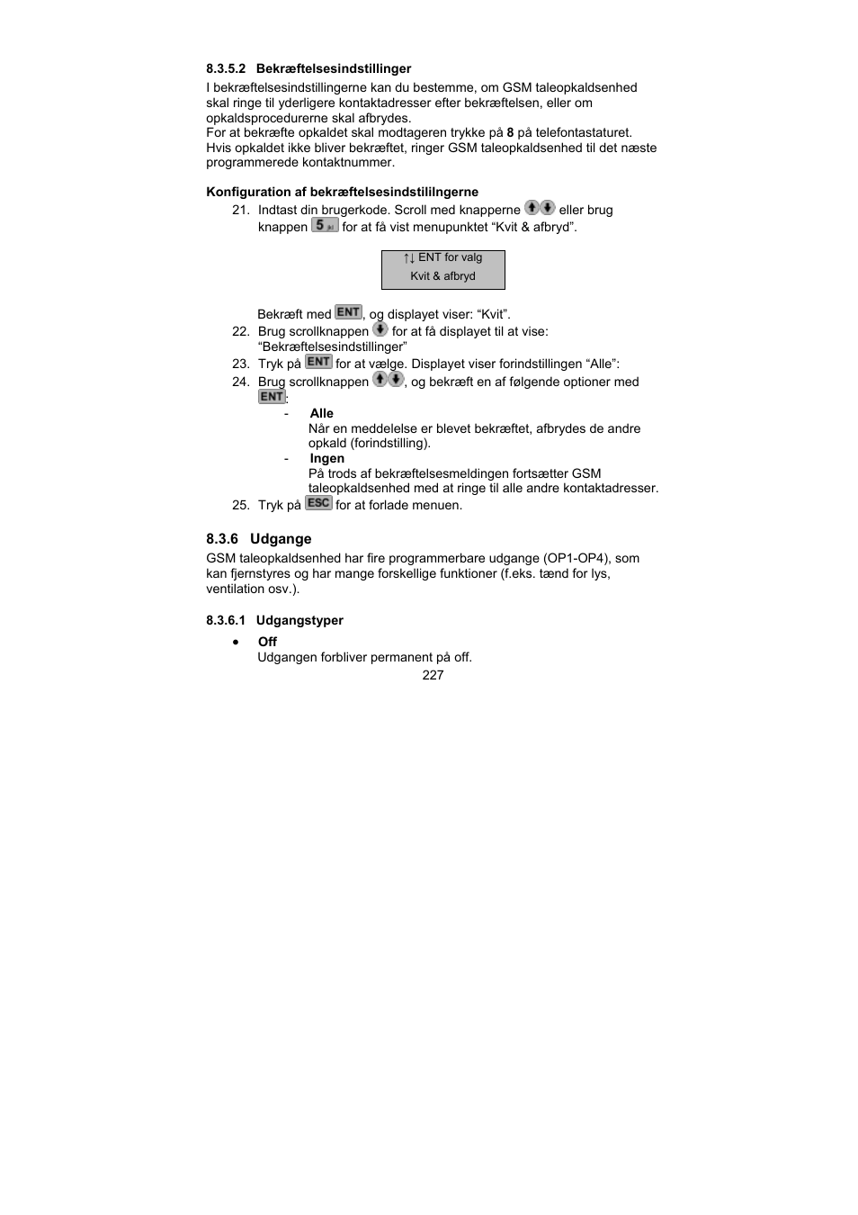 ABUS AZ6302 Terxon GSM dialer User Manual | Page 227 / 245