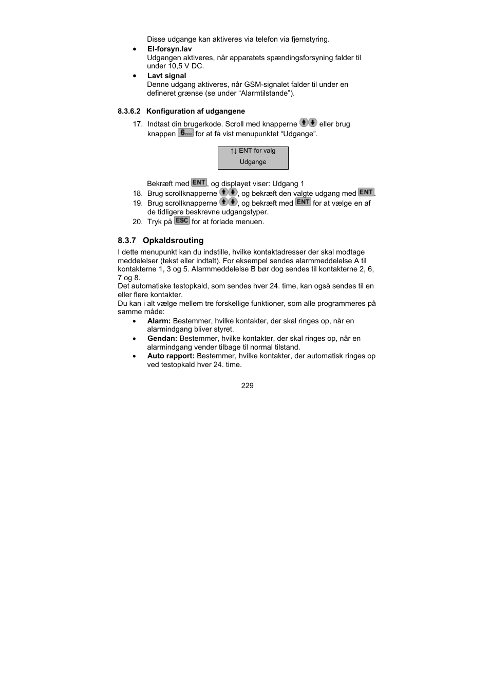 ABUS AZ6302 Terxon GSM dialer User Manual | Page 229 / 245