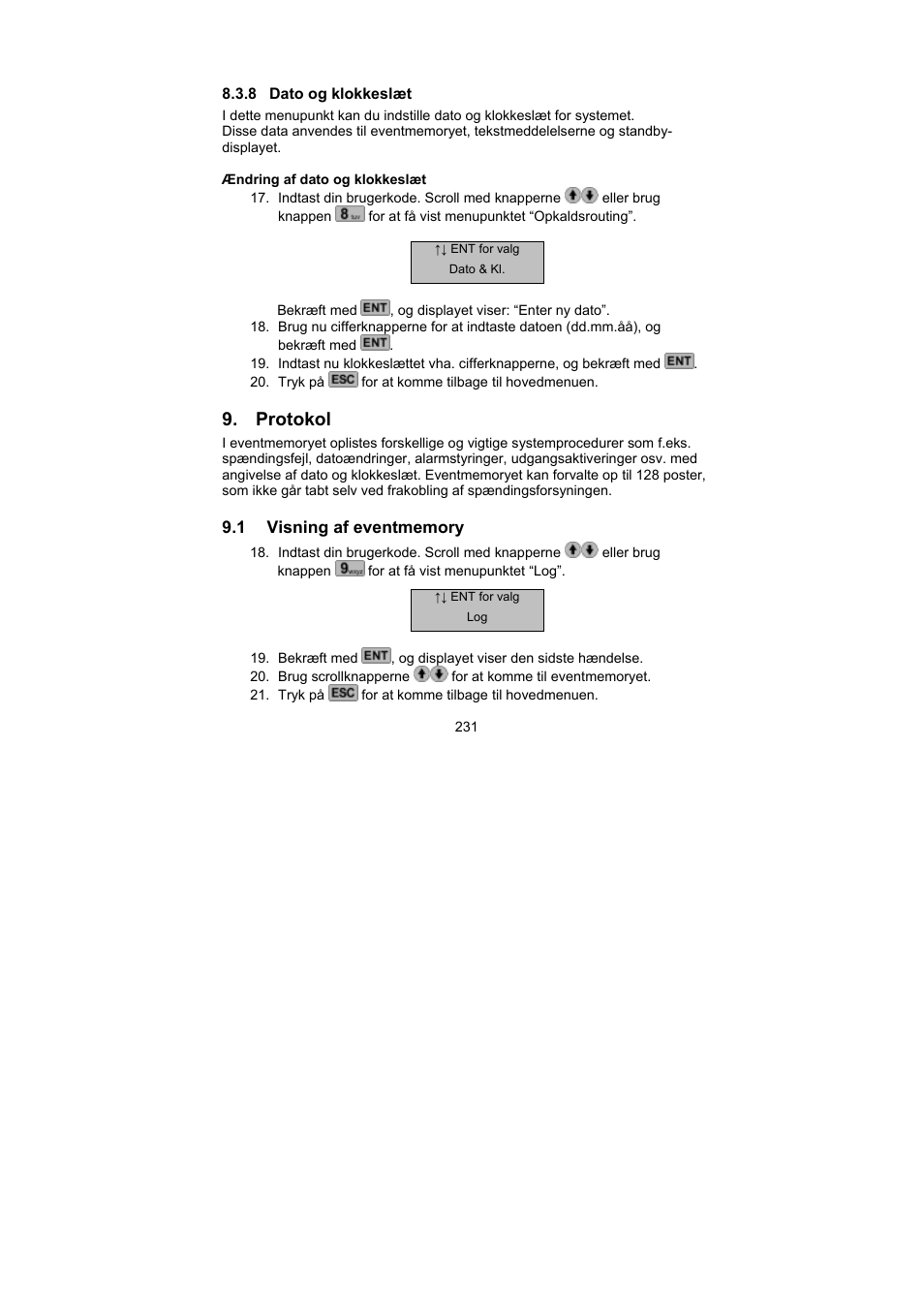Protokol | ABUS AZ6302 Terxon GSM dialer User Manual | Page 231 / 245