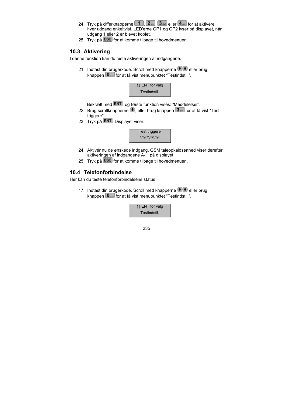 ABUS AZ6302 Terxon GSM dialer User Manual | Page 235 / 245