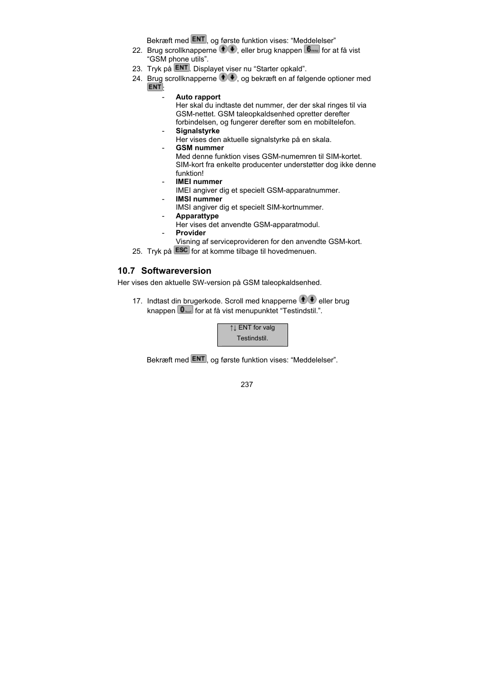 ABUS AZ6302 Terxon GSM dialer User Manual | Page 237 / 245