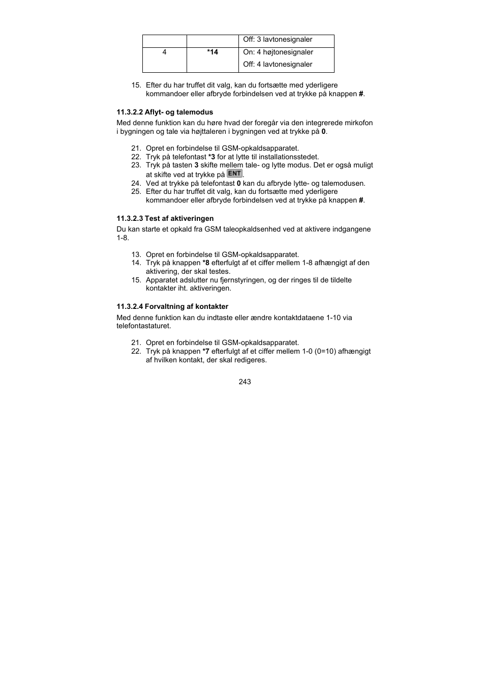 ABUS AZ6302 Terxon GSM dialer User Manual | Page 243 / 245