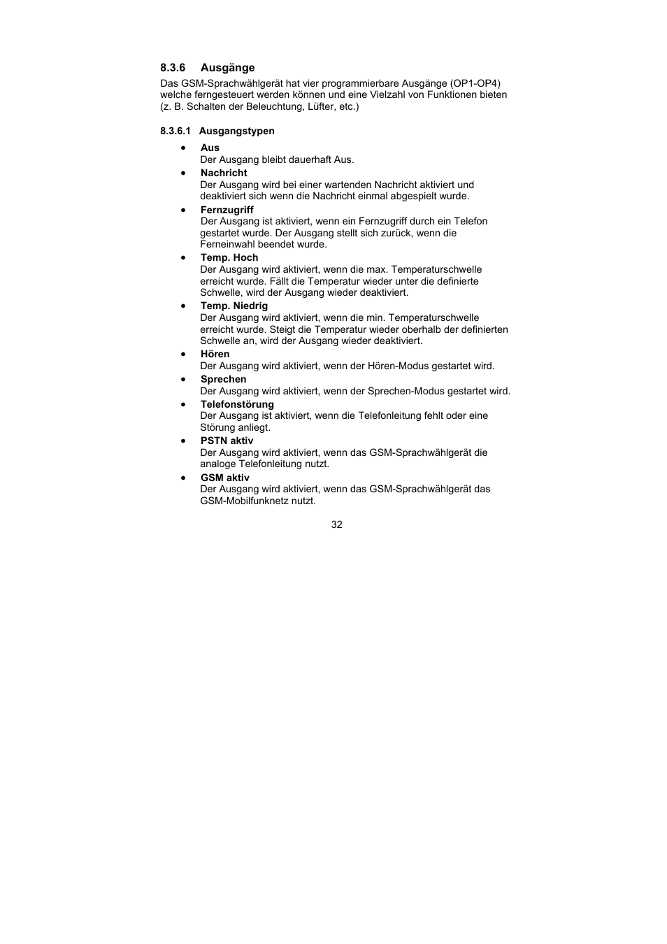 ABUS AZ6302 Terxon GSM dialer User Manual | Page 32 / 245