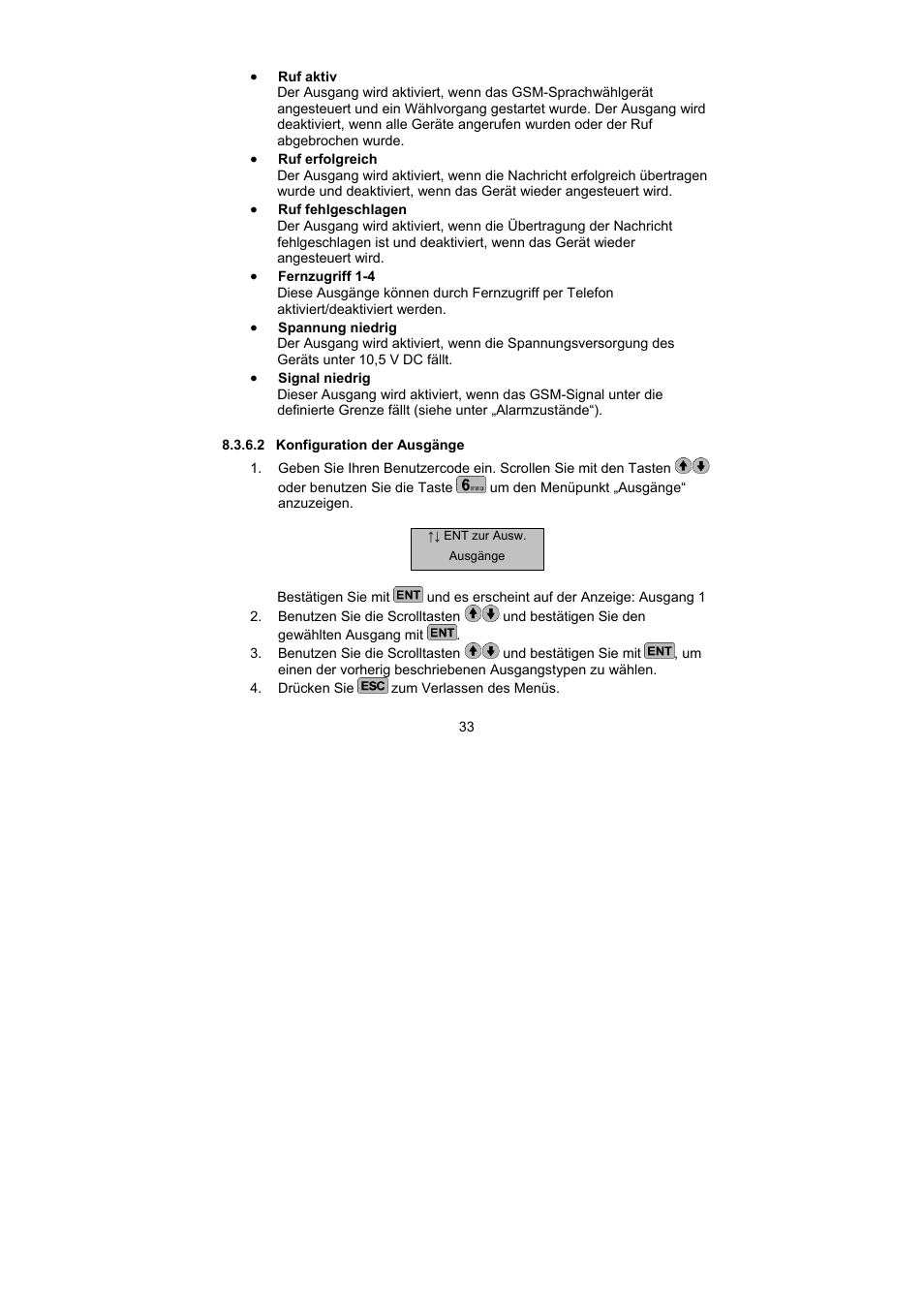 ABUS AZ6302 Terxon GSM dialer User Manual | Page 33 / 245
