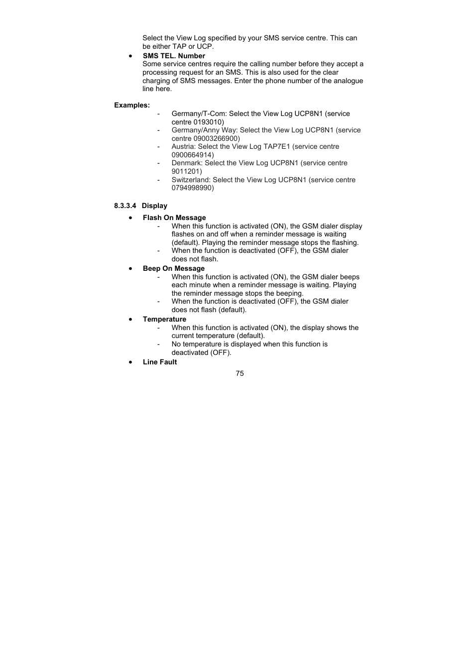 ABUS AZ6302 Terxon GSM dialer User Manual | Page 75 / 245