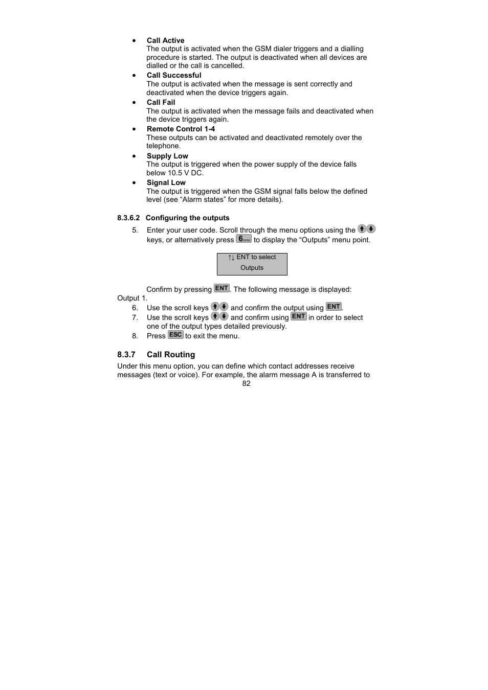 ABUS AZ6302 Terxon GSM dialer User Manual | Page 82 / 245