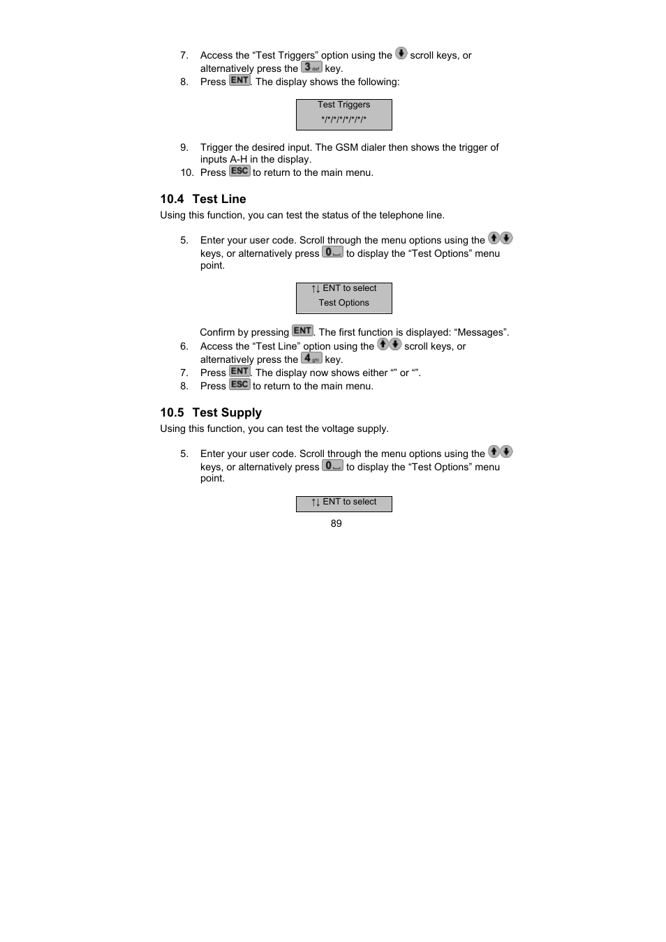 ABUS AZ6302 Terxon GSM dialer User Manual | Page 89 / 245