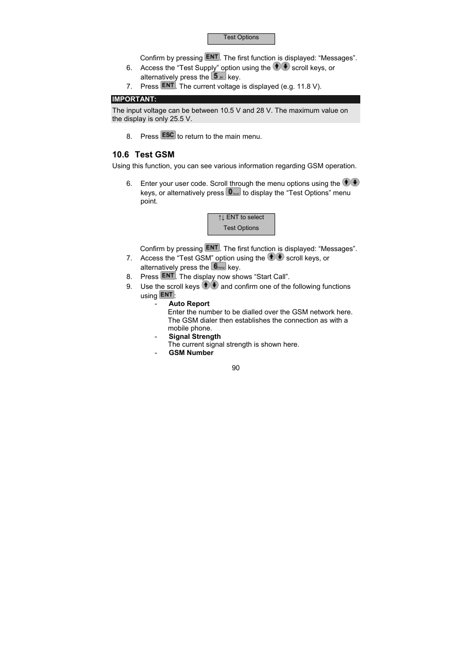 ABUS AZ6302 Terxon GSM dialer User Manual | Page 90 / 245