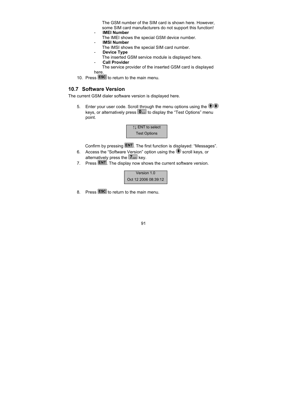 ABUS AZ6302 Terxon GSM dialer User Manual | Page 91 / 245