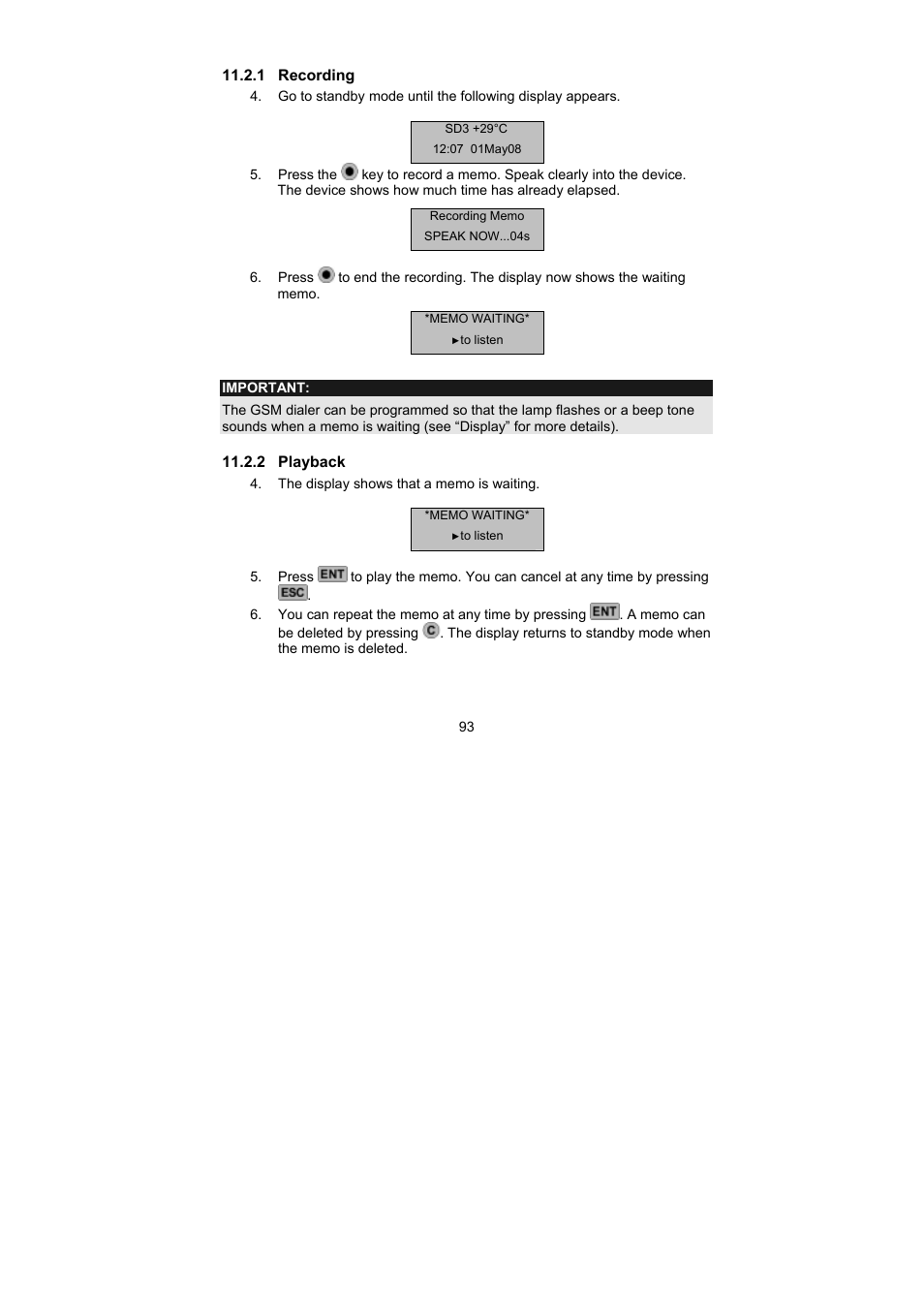 ABUS AZ6302 Terxon GSM dialer User Manual | Page 93 / 245