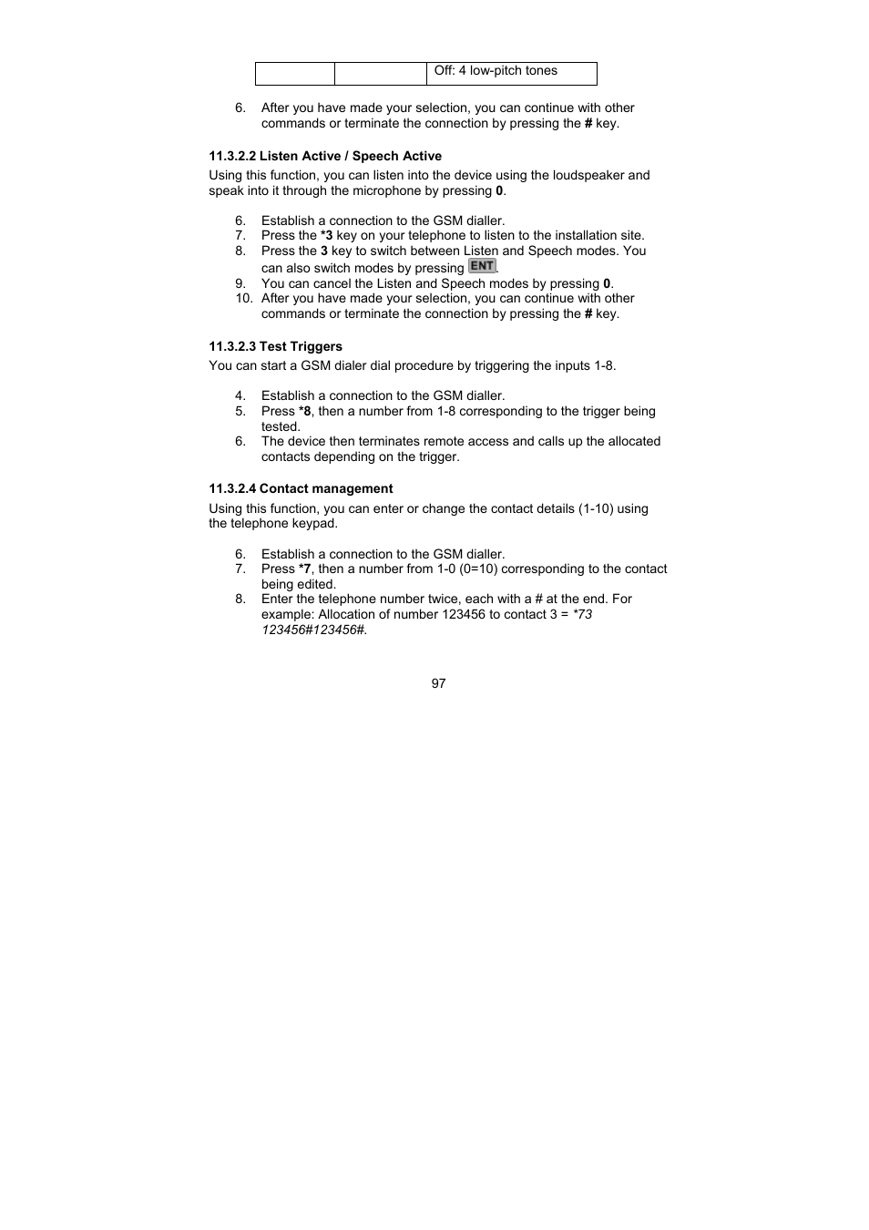 ABUS AZ6302 Terxon GSM dialer User Manual | Page 97 / 245