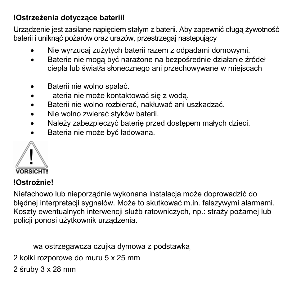 Zakres dostawy | ABUS FU8340 Secvest 2WAY Wireless Smoke Detector User Manual | Page 78 / 86