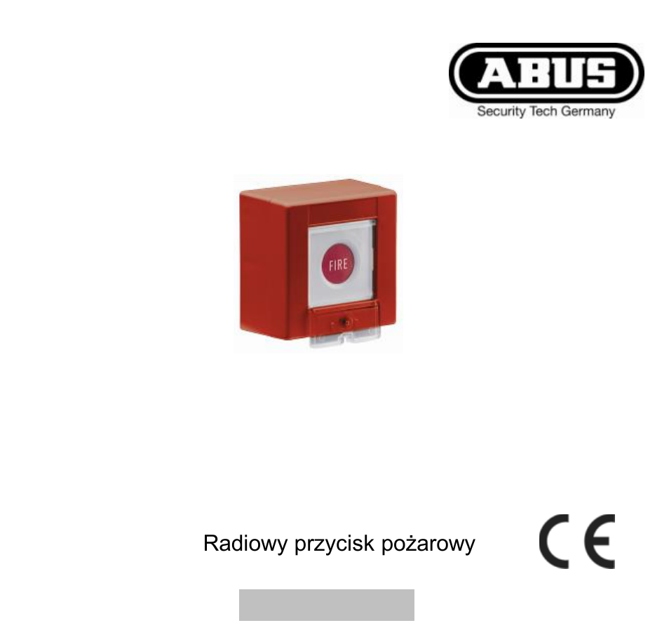 ABUS FU8310 Secvest 2WAY Wireless Fire Alarm Button User Manual | 37 pages