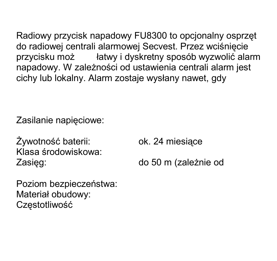 ABUS FU8300 Secvest 2WAY Wireless Panic Alarm Button User Manual | Page 35 / 37