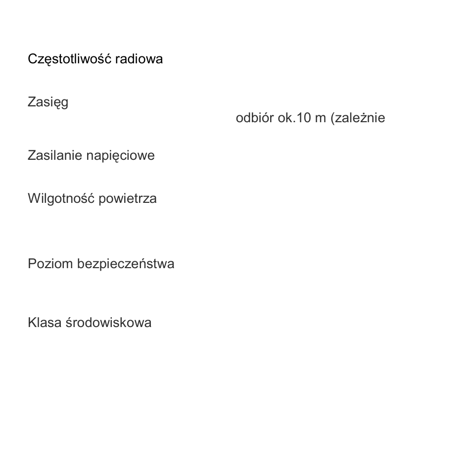 Częstotliwość radiowa 868.6625 mhz | ABUS FU8100 Secvest 2WAY Wireless Remote Control User Manual | Page 50 / 56
