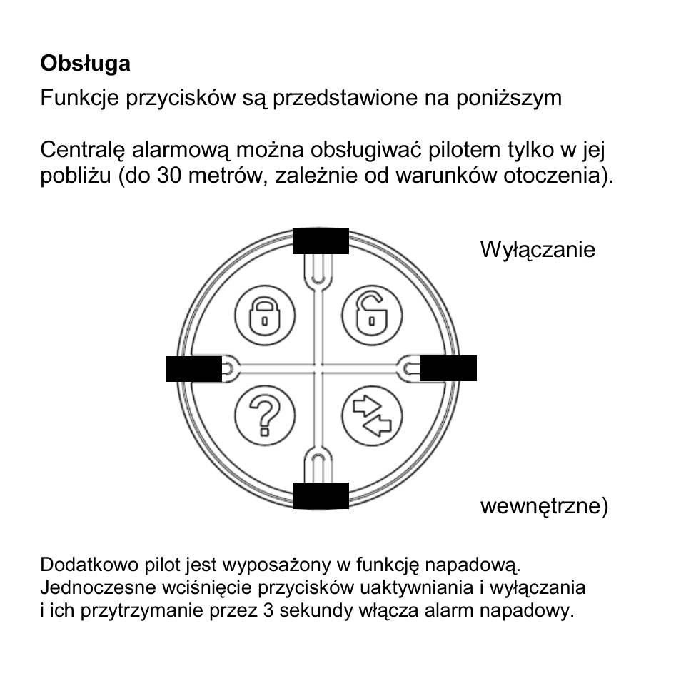Obsługa | ABUS FU8100 Secvest 2WAY Wireless Remote Control User Manual | Page 52 / 56