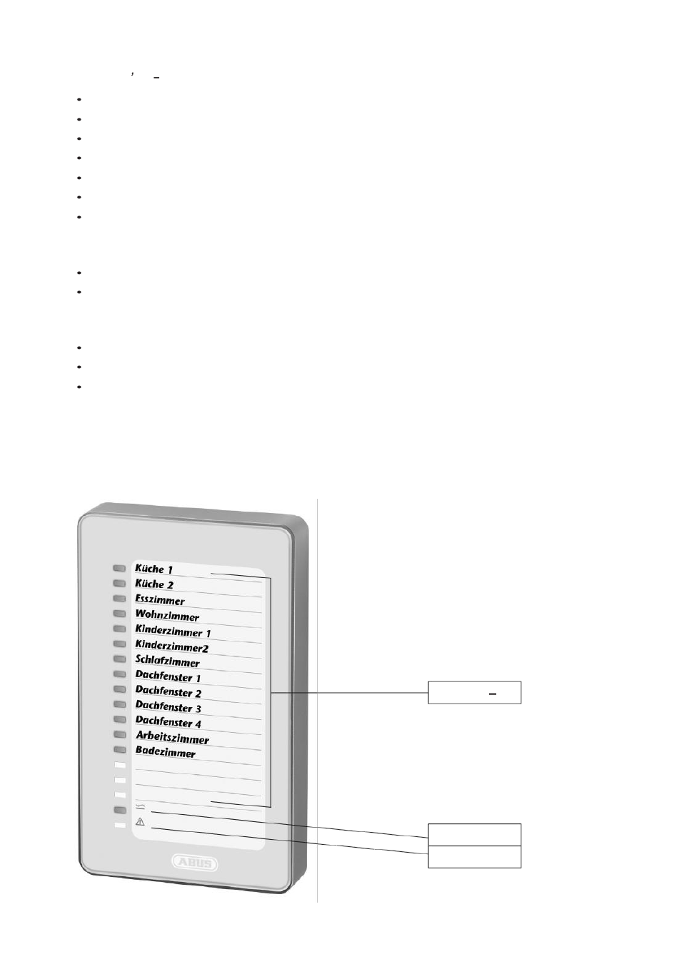 ABUS FU8403 Wireless Display Module User Manual | Page 3 / 50