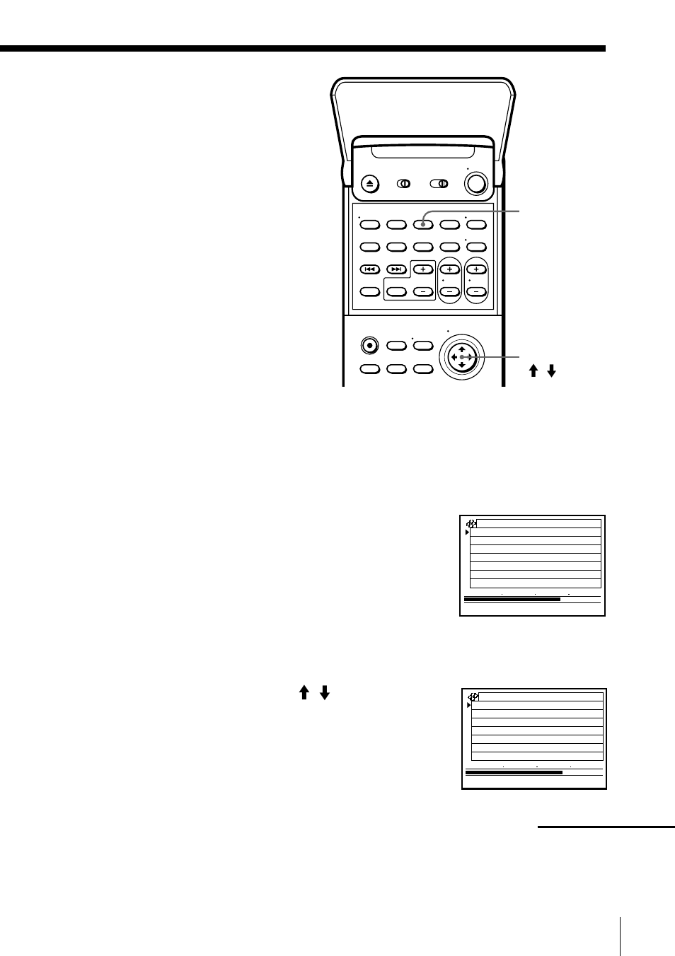 Recording after locating the blank time space, Smartfile function, Cursor stick >/. ok sp/ep continued | Sony SLV-M20HF User Manual | Page 43 / 88