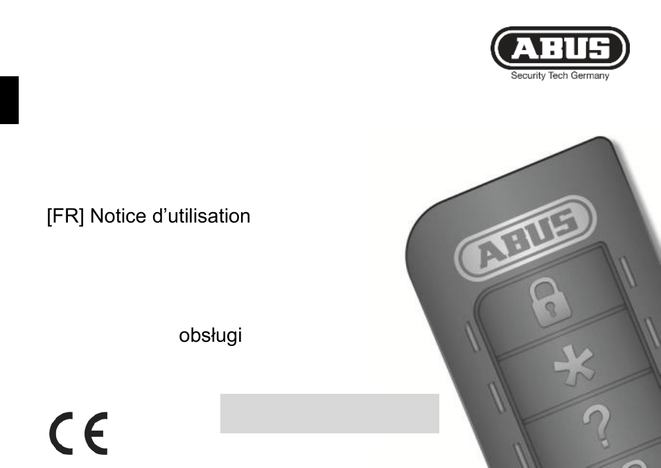 User guide | ABUS FUBE50011 Secvest Wireless Remote Control User Manual | Page 10 / 62