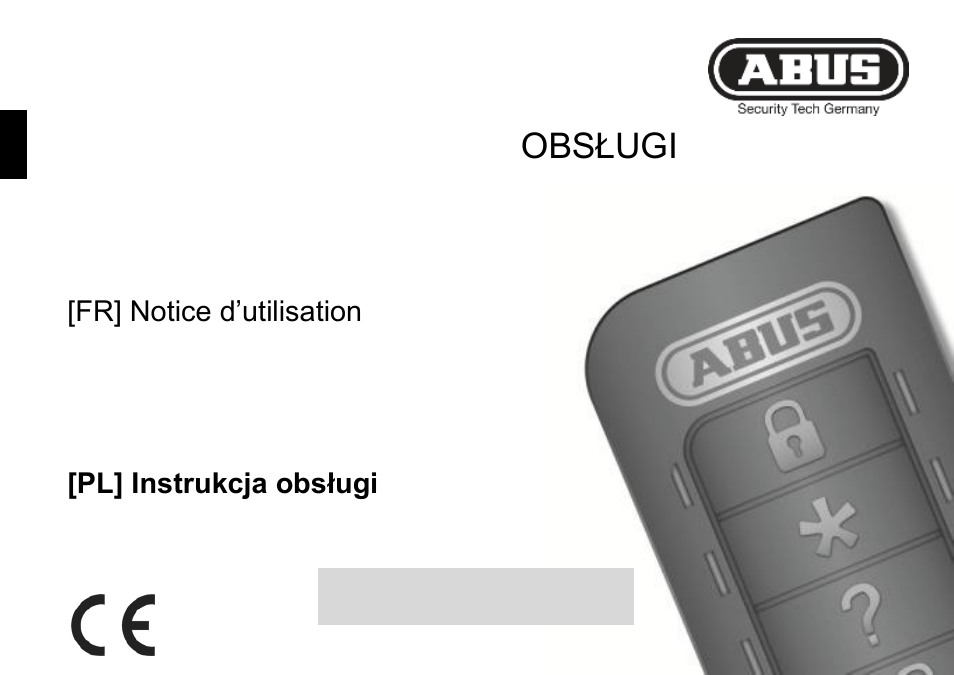 Instrukcja obsługi | ABUS FUBE50011 Secvest Wireless Remote Control User Manual | Page 42 / 62