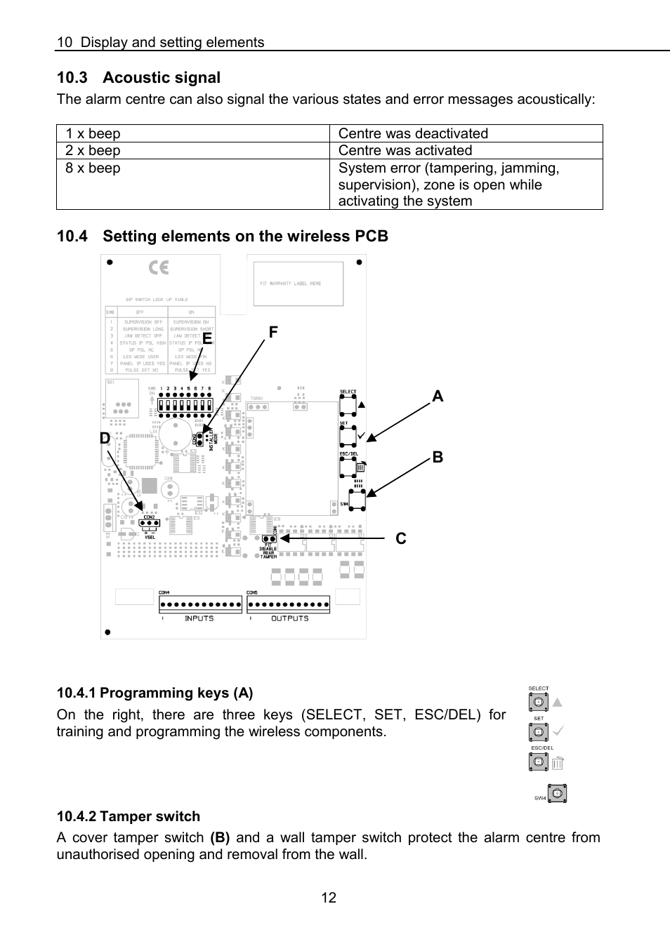 ABUS FUAA10021 Secvest IP Basic Set Operating instructions User Manual | Page 13 / 81