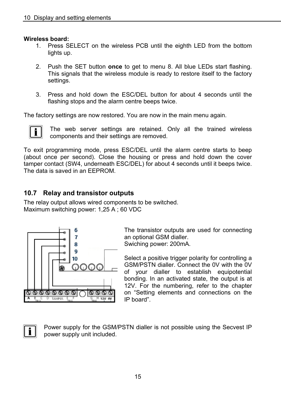 ABUS FUAA10021 Secvest IP Basic Set Operating instructions User Manual | Page 16 / 81