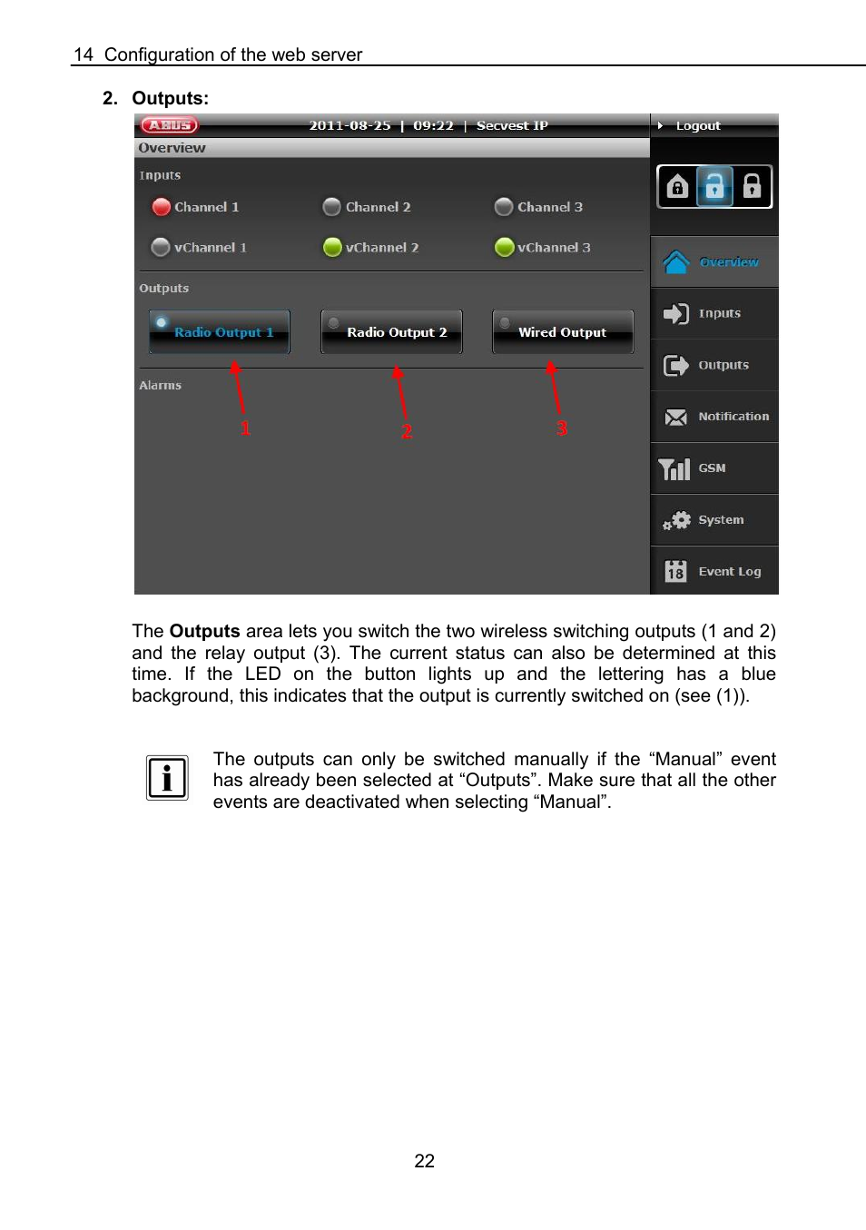 ABUS FUAA10021 Secvest IP Basic Set Operating instructions User Manual | Page 23 / 81