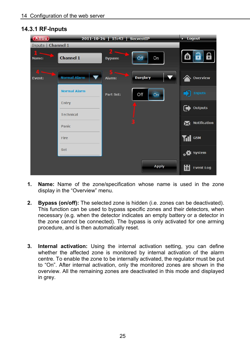 ABUS FUAA10021 Secvest IP Basic Set Operating instructions User Manual | Page 26 / 81