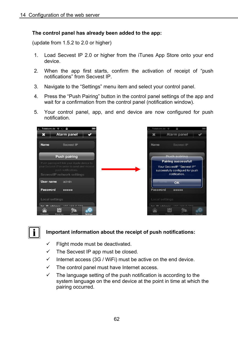 ABUS FUAA10021 Secvest IP Basic Set Operating instructions User Manual | Page 63 / 81