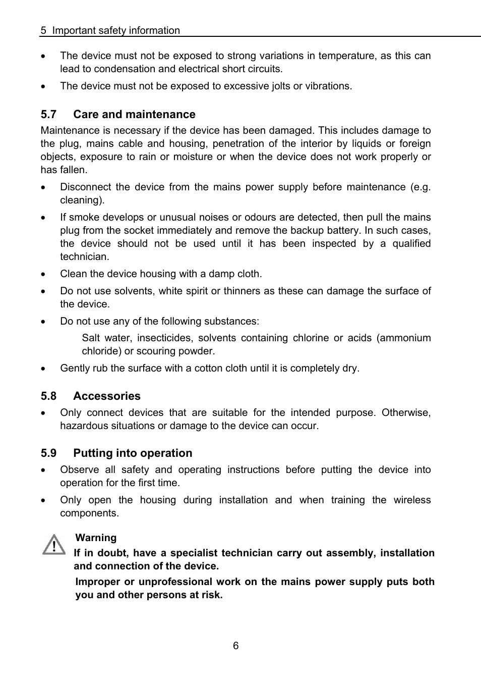 ABUS FUAA10021 Secvest IP Basic Set Operating instructions User Manual | Page 7 / 81