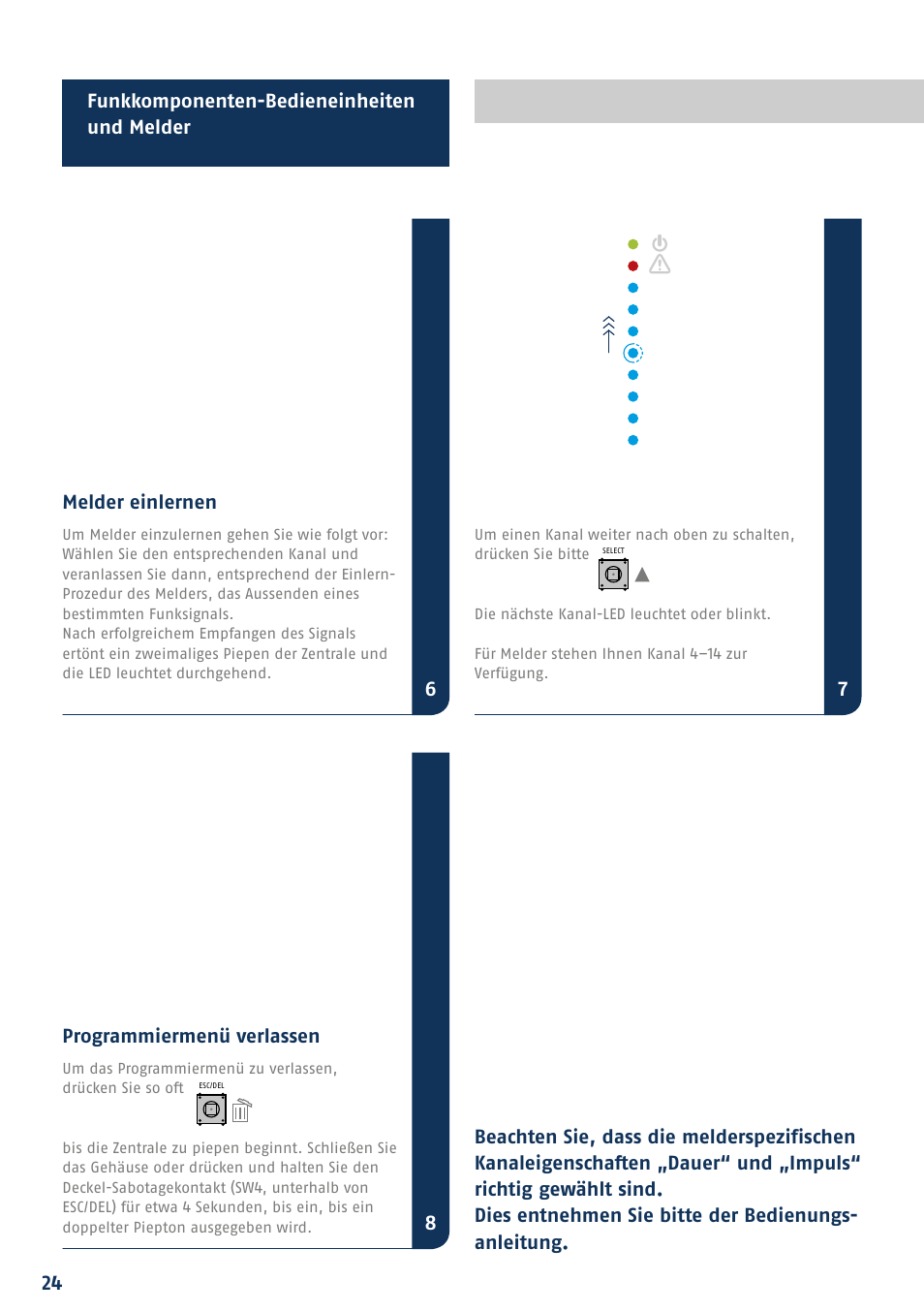 ABUS FUAA10021 Secvest IP Basic Set Quick operating instructions User Manual | Page 26 / 124