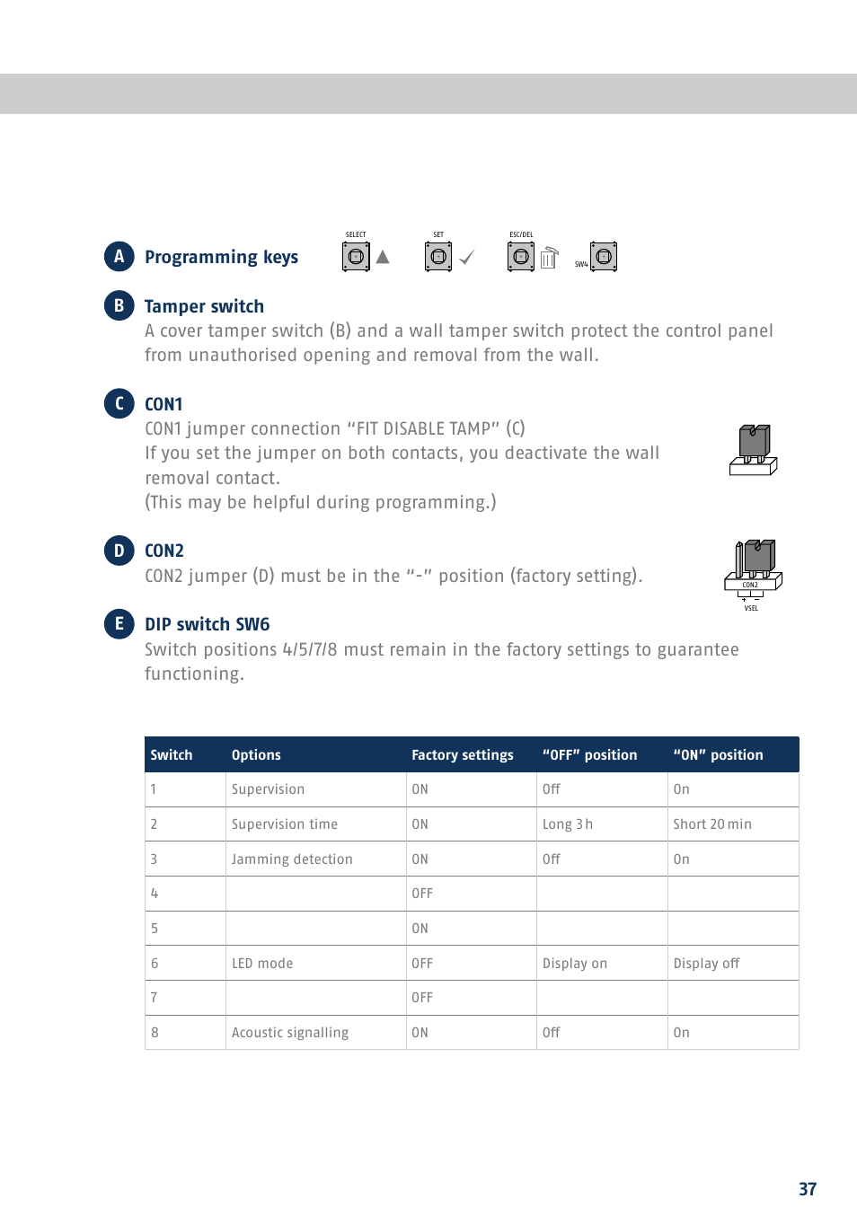 ABUS FUAA10021 Secvest IP Basic Set Quick operating instructions User Manual | Page 39 / 124