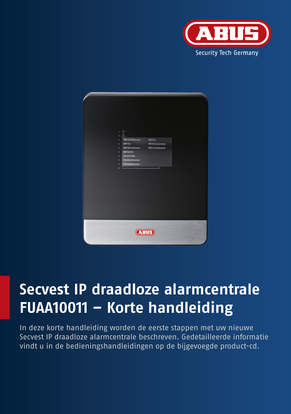 ABUS FUAA10021 Secvest IP Basic Set Quick operating instructions User Manual | Page 77 / 124