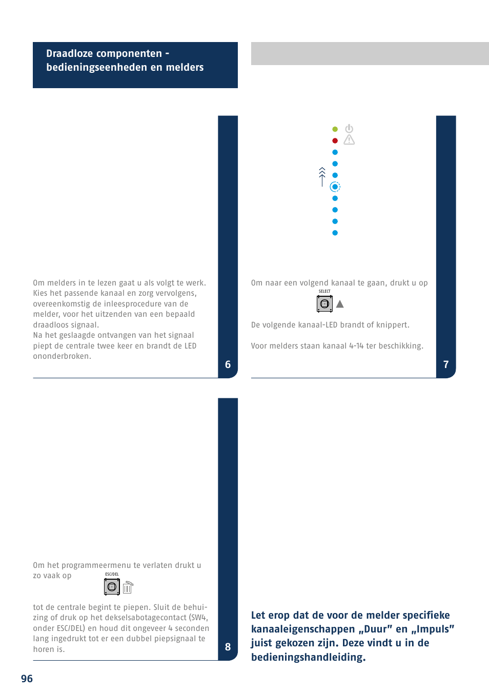ABUS FUAA10021 Secvest IP Basic Set Quick operating instructions User Manual | Page 98 / 124