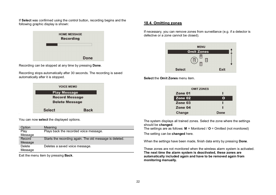 ABUS FU8006 Secvest 2WAY Wireless Alarm Control Panel (UK, DK, IT) Operating instructions User Manual | Page 22 / 47
