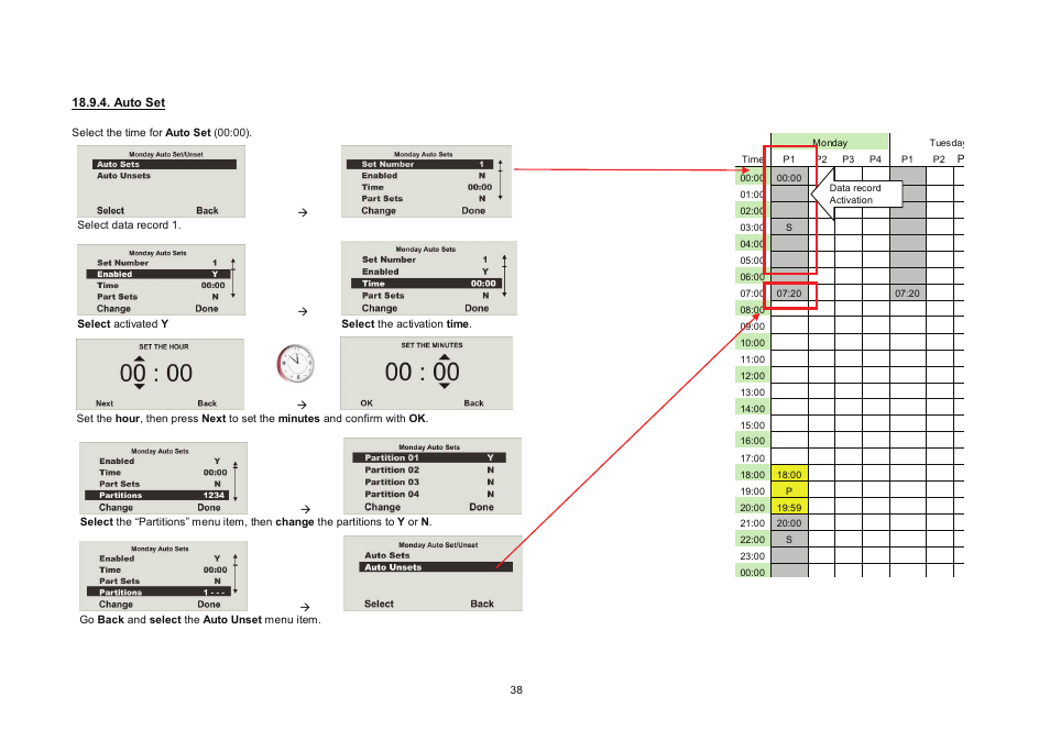 ABUS FU8006 Secvest 2WAY Wireless Alarm Control Panel (UK, DK, IT) Operating instructions User Manual | Page 38 / 47