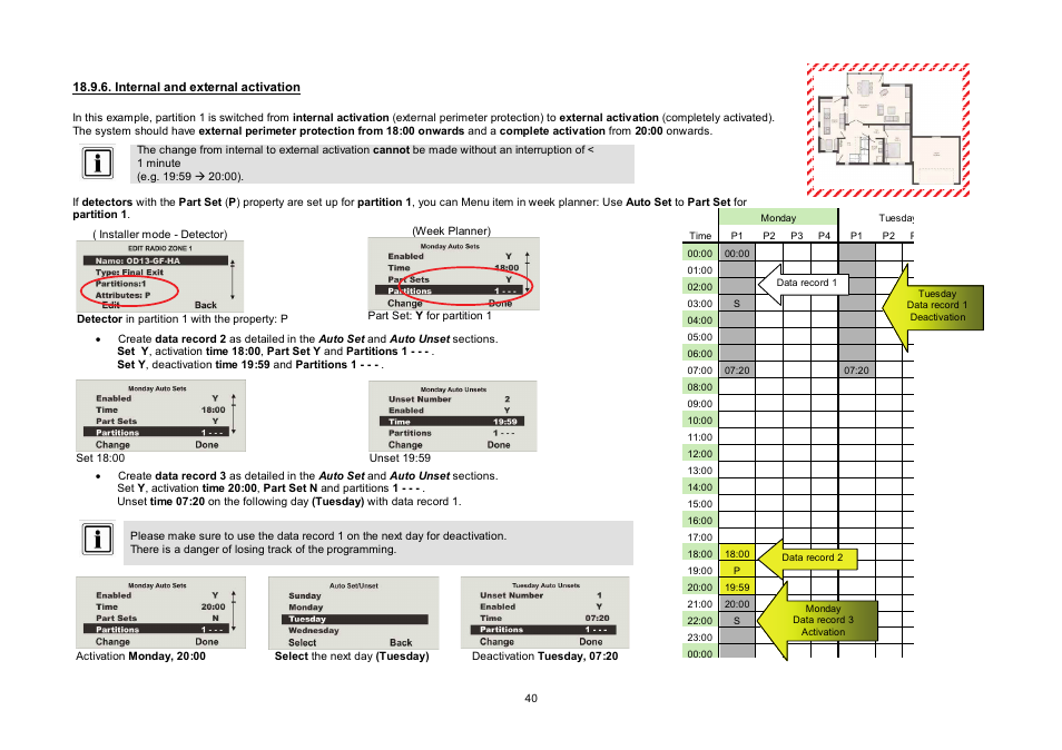 ABUS FU8006 Secvest 2WAY Wireless Alarm Control Panel (UK, DK, IT) Operating instructions User Manual | Page 40 / 47