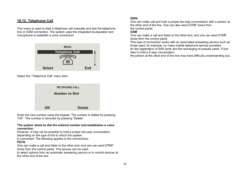 ABUS FU8006 Secvest 2WAY Wireless Alarm Control Panel (UK, DK, IT) Operating instructions User Manual | Page 43 / 47