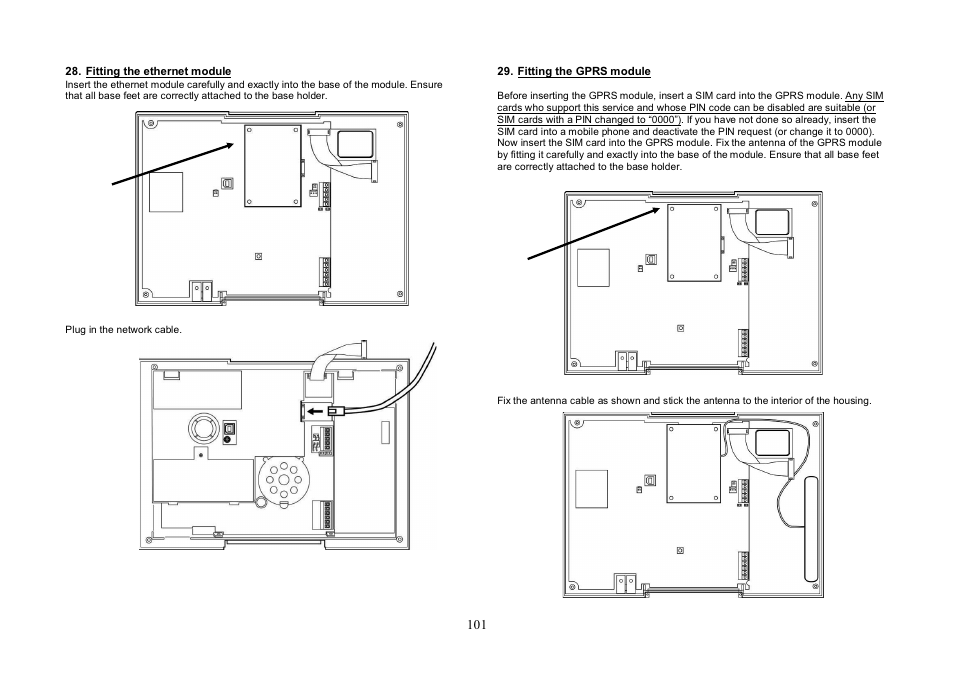 ABUS FU8007 Secvest 2WAY Base Kit Installation User Manual | Page 101 / 106