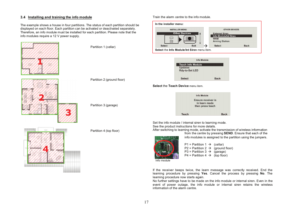 ABUS FU8007 Secvest 2WAY Base Kit Installation User Manual | Page 17 / 106